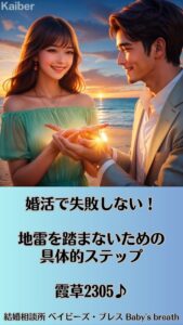 婚活で失敗しない！地雷を踏まないための具体的ステップ　栃木県 佐野市 結婚相談所 ベイビーズ・ブレス