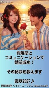 距離感とコミュニケーションで婚活成功！その秘訣を教えます　栃木県 佐野市 結婚相談所 ベイビーズ・ブレス