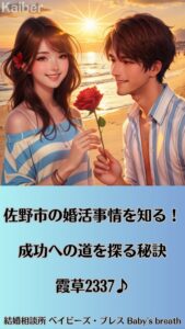 佐野市の婚活事情を知る！成功への道を探る秘訣　栃木県 佐野市 結婚相談所 ベイビーズ・ブレス