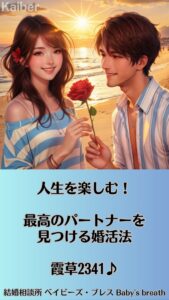 人生を楽しむ！最高のパートナーを見つける婚活法　栃木県 佐野市 結婚相談所 ベイビーズ・ブレス