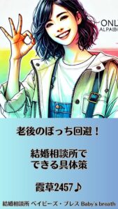 老後のぼっち回避！結婚相談所でできる具体策　栃木県 佐野市 結婚相談所 ベイビーズ・ブレス