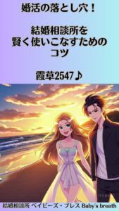 婚活の落とし穴！結婚相談所を賢く使いこなすためのコツ　栃木県 佐野市 結婚相談所 ベイビーズ・ブレス