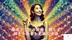 婚活アプリの診断に頼らず、相手の本音を見抜く方法　栃木県 佐野市 結婚相談所 ベイビーズ・ブレス