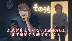 未来が見えていない未婚40代はまず暗闇から逃げないこと　栃木県 佐野市 結婚相談所 ベイビーズ・ブレス