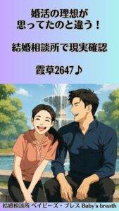 婚活の理想が思ってたのと違う！結婚相談所で現実確認　栃木県 佐野市 結婚相談所 ベイビーズ・ブレス