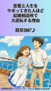 恋愛と人生をサボってきた人ほど結婚相談所で大逆転する理由　栃木県 佐野市 結婚相談所 ベイビーズ・ブレス