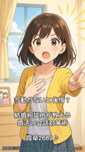 今動かないと後悔？結婚相談所が教える婚活の会話対策術　栃木県 佐野市 結婚相談所 ベイビーズ・ブレス