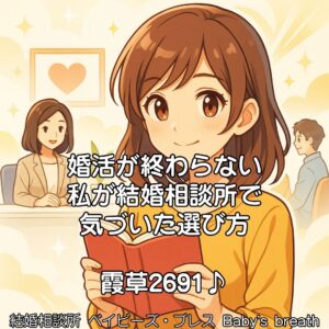 婚活が終わらない私が結婚相談所で気づいた選び方　栃木県 佐野市 結婚相談所 ベイビーズ・ブレス