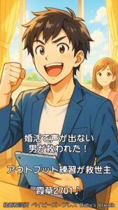 婚活で声が出ない男が救われた！アウトプット練習が救世主　栃木県 佐野市 結婚相談所 ベイビーズ・ブレス
