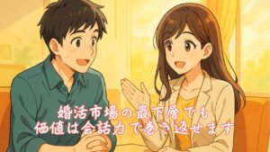 婚活市場の最下層でも価値は会話力で巻き返せます　栃木県 佐野市 結婚相談所 ベイビーズ・ブレス