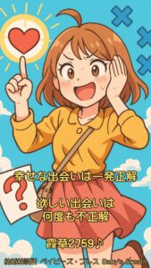 幸せな出会いは一発正解、欲しい出会いは何度も不正解　栃木県 佐野市 結婚相談所 ベイビーズ・ブレス