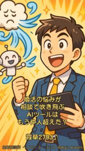 婚活の悩みが相談で吹き飛ぶAIツールはもう仲人超えた？　栃木県 佐野市 結婚相談所 ベイビーズ・ブレス