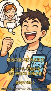 婚活の迷いにさよならAIツールで悩みを笑い飛ばす見極め術 栃木県 佐野市 結婚相談所 ベイビーズ・ブレス