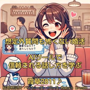 想定外質問も怖くない婚活AIツールで信頼される話し方を学ぶ 栃木県 佐野市 結婚相談所 ベイビーズ・ブレス