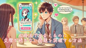 AI婚活で出会えるのに交際が続かない問題を突破する方法　栃木県 佐野市 結婚相談所 ベイビーズ・ブレス