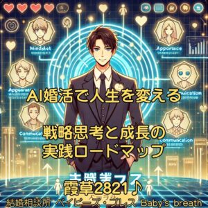 AI婚活で人生を変える戦略思考と成長の実践ロードマップ　栃木県 佐野市 結婚相談所 ベイビーズ・ブレス