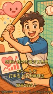 空振り続きの婚活を改善、AIツールで打率を上げる練習法 栃木県 佐野市 結婚相談所 ベイビーズ・ブレス