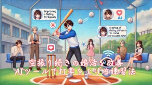 空振り続きの婚活を改善、AIツールで打率を上げる練習法 栃木県 佐野市 結婚相談所 ベイビーズ・ブレス