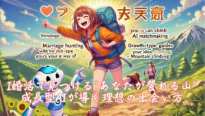 AI婚活で見つける“あなたが登れる山” 成長型AIが導く理想の出会い方 栃木県 佐野市 結婚相談所 ベイビーズ・ブレス