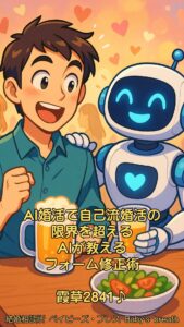 AI婚活で自己流婚活の限界を超える　AIが教えるフォーム修正術　栃木県 佐野市 結婚相談所 ベイビーズ・ブレス