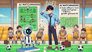 AI婚活で試合が続かない人にサッカー的な会話練習で交際を整える提案　栃木県 佐野市 結婚相談所 ベイビーズ・ブレス