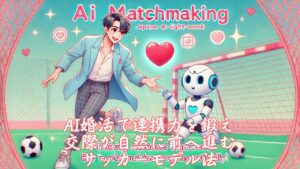 AI婚活で連携力を鍛え交際が自然に前へ進むサッカーモデル法　栃木県 佐野市 結婚相談所 ベイビーズ・ブレス
