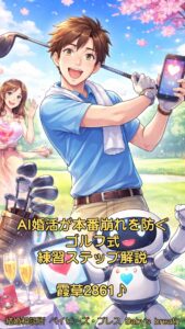 AI婚活が本番崩れを防ぐゴルフ式練習ステップ解説　栃木県 佐野市 結婚相談所 ベイビーズ・ブレス