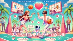 AI婚活でミスマッチ減らすバスケの連携視点を使う婚活術　栃木県 佐野市 結婚相談所 ベイビーズ・ブレス