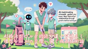 AI婚活がゴルフ的読み違いを補正し理想レベルの交際へ導く成長技術論　栃木県 佐野市 結婚相談所 ベイビーズ・ブレス