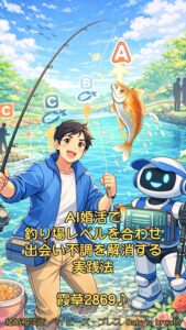 AI婚活で釣り場レベルを合わせ出会い不調を解消する実践法　栃木県 佐野市 結婚相談所 ベイビーズ・ブレス