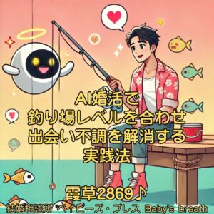 AI婚活で釣り場レベルを合わせ出会い不調を解消する実践法　栃木県 佐野市 結婚相談所 ベイビーズ・ブレス