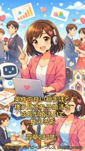 条件の良い相手ほど様子見される婚活を、成長型婚活AIで整える術　栃木県 佐野市 結婚相談所 ベイビーズ・ブレス