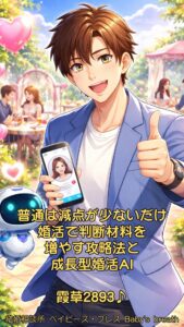 普通は減点が少ないだけ 婚活で判断材料を増やす攻略法と成長型婚活AI　栃木県 佐野市 結婚相談所 ベイビーズ・ブレス