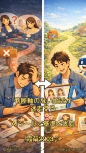 判断軸のない婚活が迷走する、AIツールで基準を固定　栃木県 佐野市 結婚相談所 ベイビーズ・ブレス