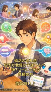 婚活の違和感、切るか我慢かで迷う人へ 神7ツールで学ぶ見極め方　栃木県 佐野市 結婚相談所 ベイビーズ・ブレス