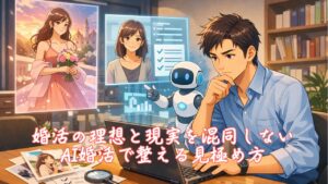 婚活の理想と現実を混同しない、AI婚活で整える見極め方 栃木県 佐野市 結婚相談所 ベイビーズ・ブレス