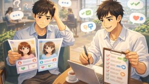 婚活の差はここで出る、神7ツールで判断を言語化できるか　栃木県 佐野市 結婚相談所 ベイビーズ・ブレス